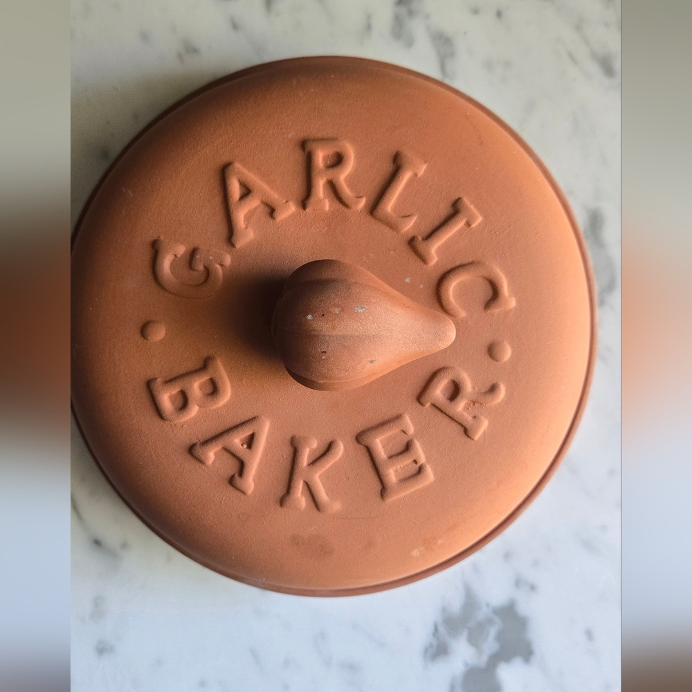 Vintage Terracotta Garlic Baker by Fox Run